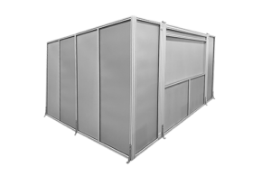 Enclosures 		  	Achieve employee safety and machinery protection with light-tight, sound attenuating, particle control, and temperature control enclosures.  	 	  	 		LEARN MORE