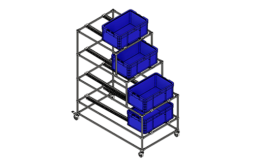 D28-Square-Flow-Cart-with-Bins-1-500x325